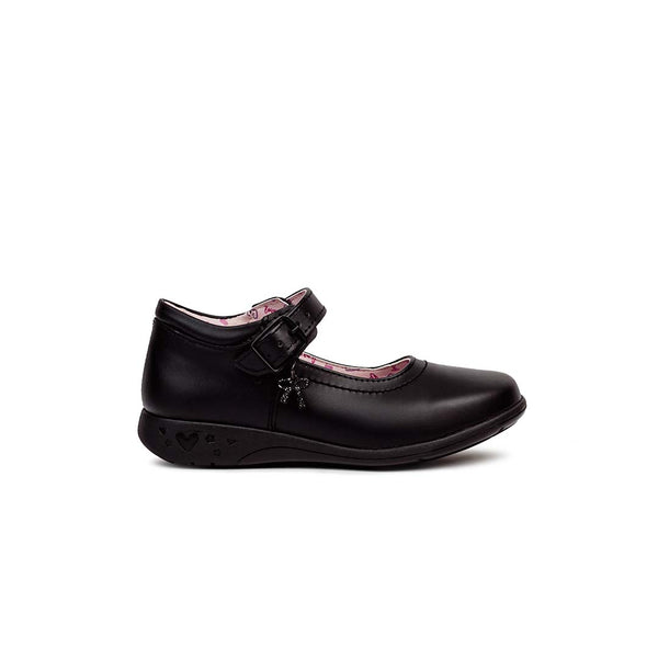 Zapato Escolar para Niña Bambino BM9062 Negro | Cómodo con Correa Ajustable