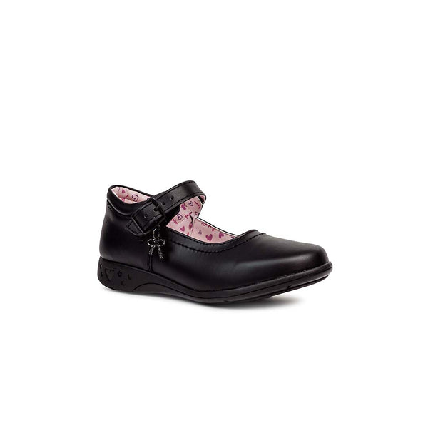 Zapato Escolar para Niña Bambino BM9062 Negro | Cómodo con Correa Ajustable