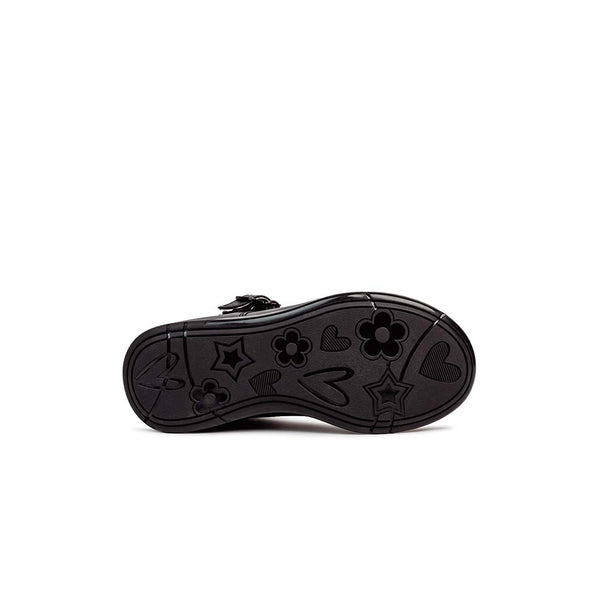 Zapato Escolar para Niña Bambino BM9062 Negro | Cómodo con Correa Ajustable