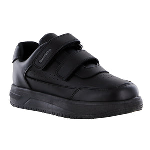 Tenis Escolar Negro para Niño Bambino Bm1109 con Doble Velcro