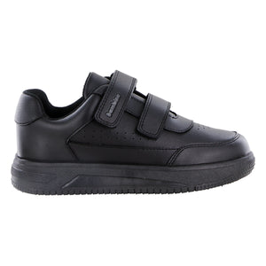 Tenis Escolar Negro para Niño Bambino Bm1109 con Doble Velcro