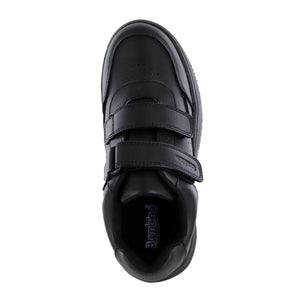 Tenis Escolar Negro para Niño Bambino Bm1109 con Doble Velcro