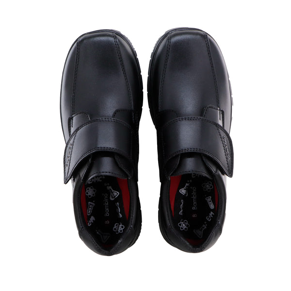 Zapato Escolar Niño Bambino BA6404 Negro con Cierre de Velcro