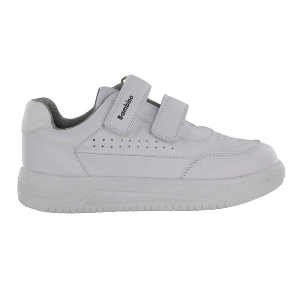 Tenis Escolar Bambino BA1109 Unisex Velcro Cómodos Duraderos