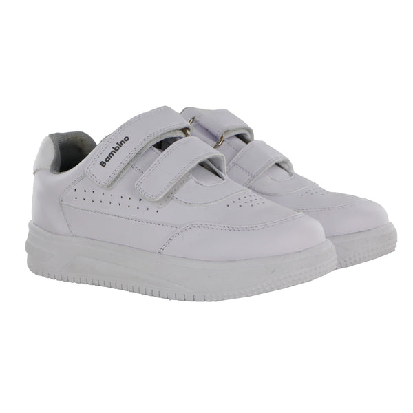 Tenis Escolar Bambino BA1109 Unisex Velcro Cómodos Duraderos