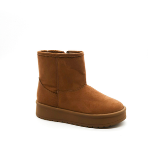 Bota Infantil Bambino BM6805 Camel con Cierre Lateral