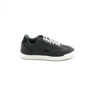 Tenis Casual Bambino BA6612 Gris con Agujetas Blancas