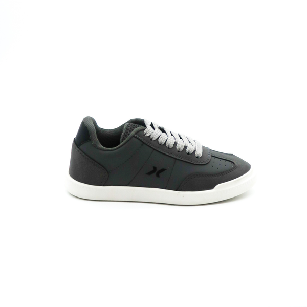 Tenis Casual Bambino BA6612 Gris con Agujetas Blancas