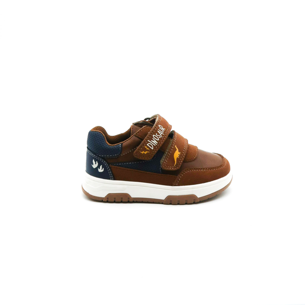 Tenis Infantil Bambino BA7213 Camel con Dinosaurio