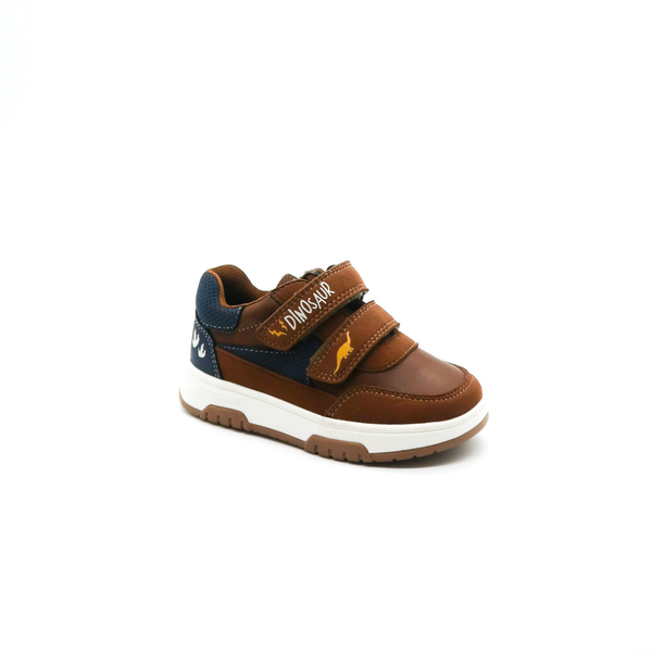 Tenis Infantil Bambino BA7213 Camel con Dinosaurio