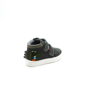 Tenis Bota para Niño Bambino BA1774 Gris con Cocodrilo