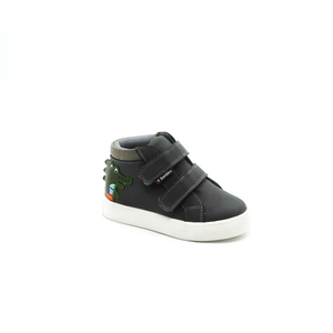 Tenis Bota para Niño Bambino BA1774 Gris con Cocodrilo