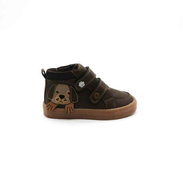 Tenis Bota Infantil Bambino BA1776 Moka con Perrito