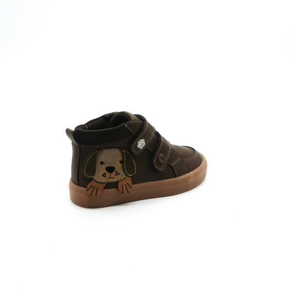 Tenis Bota Infantil Bambino BA1776 Moka con Perrito