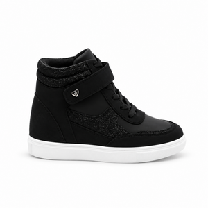 Tenis Bota para Niña Bambino BM1781 Negro con Brillo