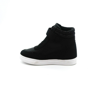 Tenis Bota para Niña Bambino BM1781 Negro con Brillo